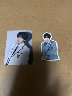 なにわ男子　HARDWORK 長尾謙杜　トレカ&フレークシール