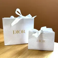Dior (ディオール) ホワイトギフトボックス 大小セット