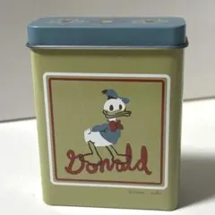 ドナルドダック　小物入れ　缶ケース