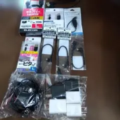 ELECOM 4K HDMIケーブル 1m USBセットその他まとめ売り