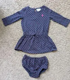 Ralph Lauren 水玉模様 コットンドレス＆ブルマ