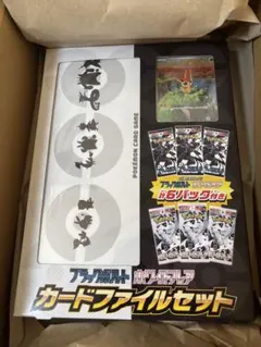 ブラックボルト ホワイトフレア カードファイルセット 未開封