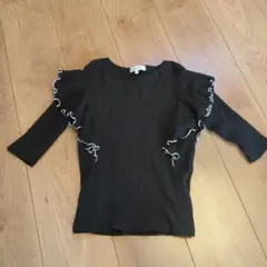 GLOBAL WORK フリル付きトップス 110