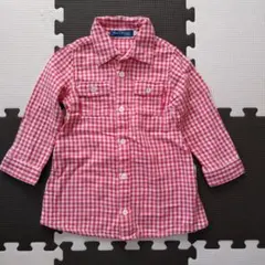 BUZZ FUZZ by BEBE チェック シャツ 100