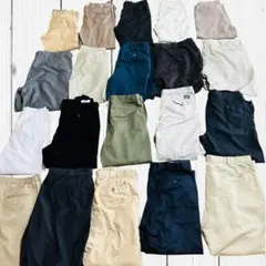 楓*様 US古着 パンツ 20本 まとめ売り スラックス等 セット アソート ベのサムネイル