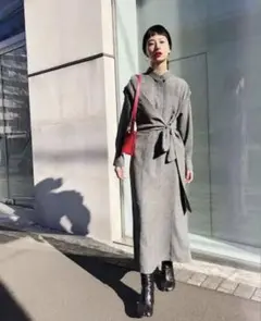 jonnlynx リネン ロングワンピース ブラック - メルカリ