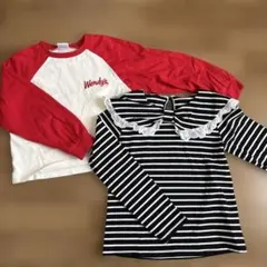 ロゴ入り　長袖カットソー　130cm まとめ売り