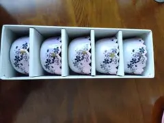 有田焼鹿峰窯　桜小鉢５個セット