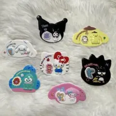 サンリオキャラクターズ　7個セット　パッケージチャームデザインデコパーツ
