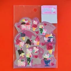キティちゃん カラフルアイスシール 平成レトロ