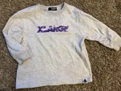 XLARGE グレー 長袖カットソー 100cm