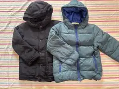 男の子 140 150 アウター ダウン 中綿ジャンパー 2点セット