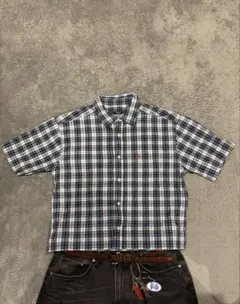 00's unknown 短丈チェックシャツ　City boyのサムネイル