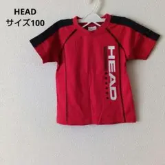 HEAD　キッズ　Tシャツ　 ロゴプリント レッド　サイズ100のサムネイル