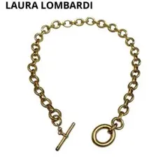 LAURA LOMBARDI　ポートレートネックレス　14金メッキ　18インチのサムネイル