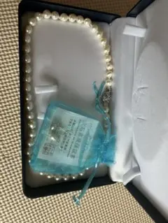ホワイトパールネックレス 保証書付き