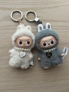 イニシャル　ラブブ　ネックレス　ハート