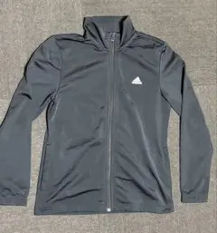 adidas 黒 フルジップジャケット 160cm