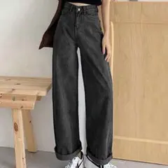 デニムパンツ ジーンズ ダークグレー