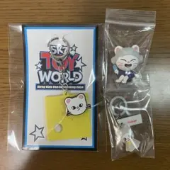 スキズ サウナフィギュア キーホルダー めじるしチャーム ジニレット セット