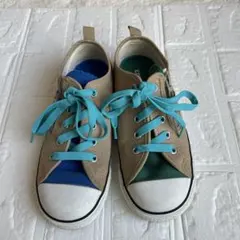 コンバース　Converse　オールスター　バイカラー　21センチ