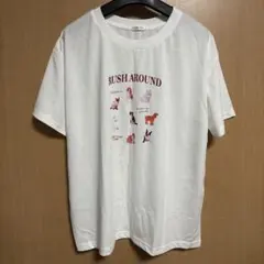 C・O・L・Z・A アニマルプリント Tシャツ ホワイト Lサイズのサムネイル