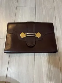 アンティーク合皮クラッチバッグ