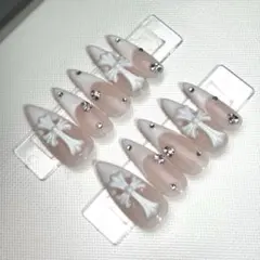 クロムネイル　シズニルック　韓国　十字架　y2k
