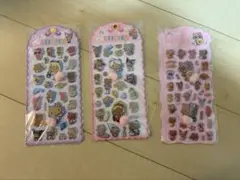 新品未使用　キティちゃんおしりシール3点セット