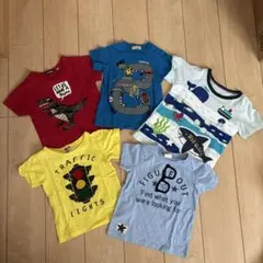 子供用Tシャツセット 5枚　100cm
