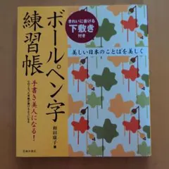 「 ボールペン字練習帳 手書き美人になる！」きれいに書ける下敷き付き　和田康子のサムネイル