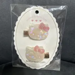 サンリオキャラクターズ Baby Pinkシリーズ ヘアクリップ ハローキティ