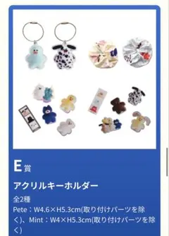 mojojojo くじ　E賞 アクリルキーホルダー Mint