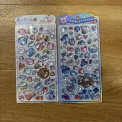 正規品　うるちゅるpopシール　うみのいきもの　2種セット