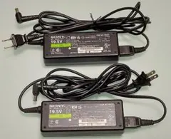 美品中古のSONY VAIO用ノートPC AC電源 VGP-AC19V37 2台