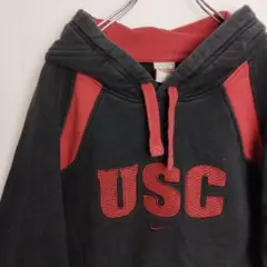 し*ろ様 ナイキ USC パーカー スウェット フーディー ラグラン バイカラー