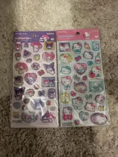 ハローキティ・クロミマイメロ　ポップデコパーティシールセット 2パック