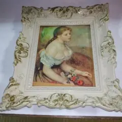 絵画 人物画 ルノワール ヒナギクを持つ少女 - メルカリ