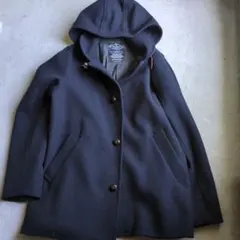 RAGEBLUE フード付きコート Lサイズ　ネイビー