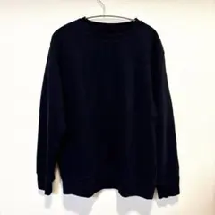 GU メンズ ソフトスウェットセット　トップスのみ　 ネイビー Lのサムネイル
