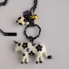 【レア】ANNA SUI　アナスイ　牛　ネックレスのサムネイル