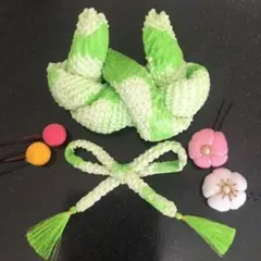 七五三 子供 かのこ・前飾り・お花セット 髪飾り ヘッドドレス ひな祭り 成人式