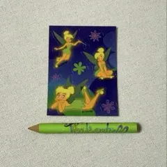 90年代アメリカ入手／ティンカーベル／シール＆鉛筆セット／ヴィンテージ