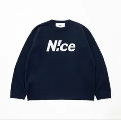 N!ce knit NAVY Lサイズのサムネイル