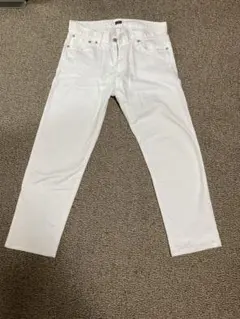 グリーンレーベルリラクシングストレッチホワイトデニム825TAPERD