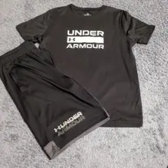 UNDER ARMOUR ブラック Tシャツ ショートパンツ セット