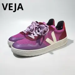 希少色 VEJA V-10 レザー×スエード スニーカー 25.5 マルチコのサムネイル