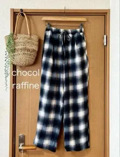 新品！chocol raffine 2990円→1790円 チェック パンツ