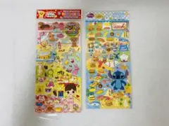 平成レトロ 着せ替えシール アニマルサロン スティッチ 2点セット