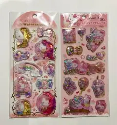 【国内正規品】 サンリオ　キティ　ウォーターシール　シャカシャカシール